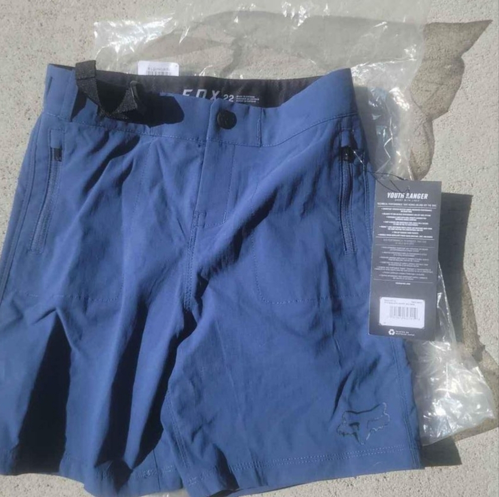Boys Fox bike shorts with chamois